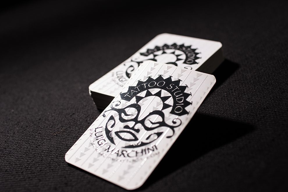 Biglietti da visita uv Angoli rotondi