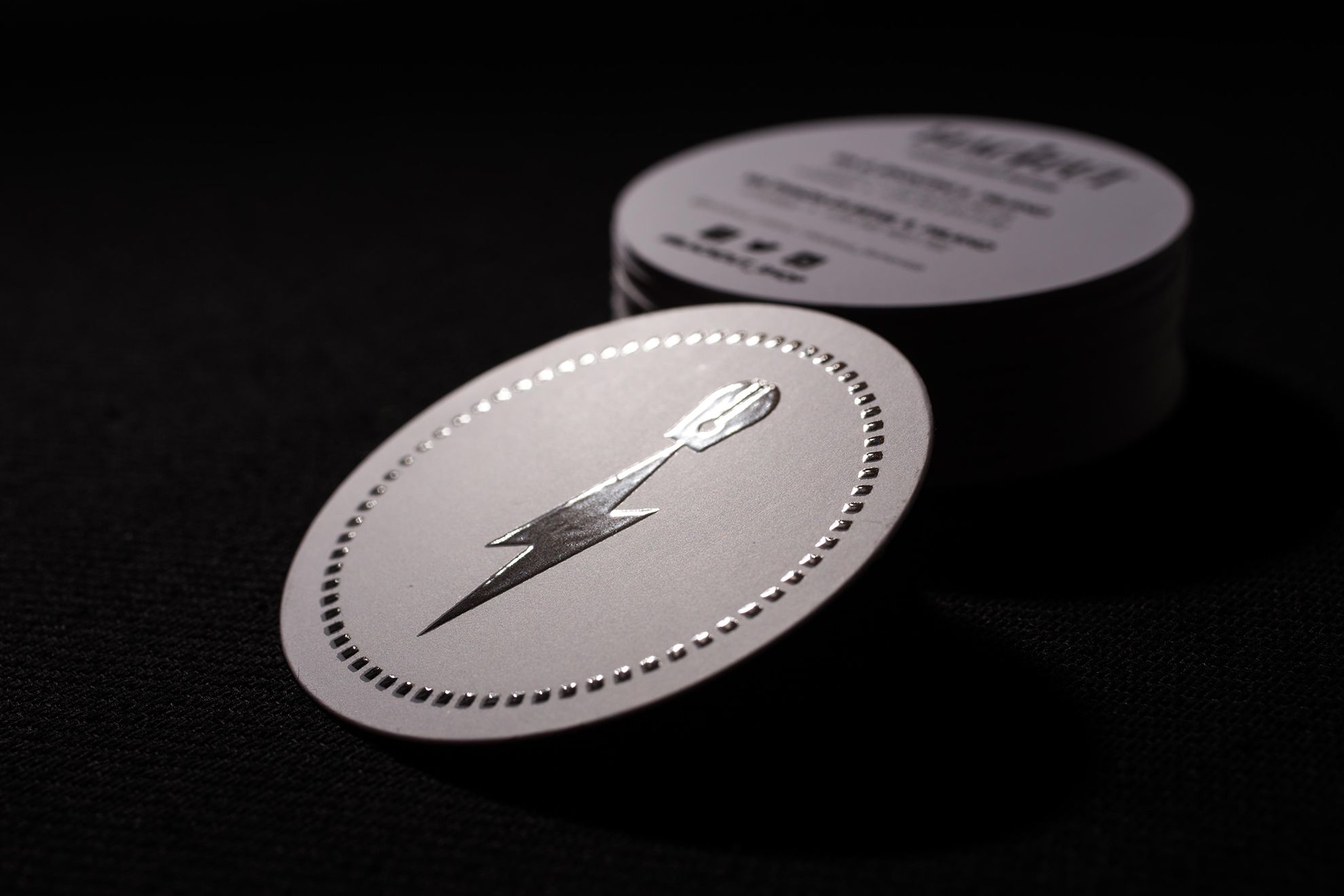 Stampa Biglietti da Visita UV Rotondi